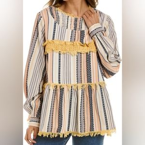 CECILE COPENHAGEN Long Sleeve 100% Cotton Oversized Tunic Top